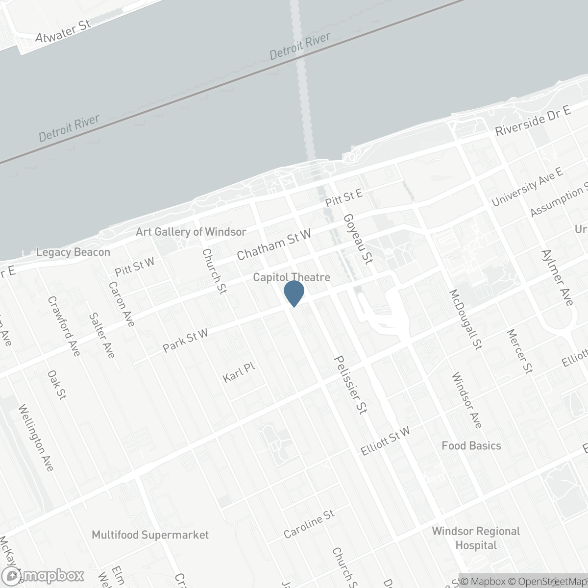 150 PARK STREET West Unit# 1204, Windsor, Ontario N9A 7A2
